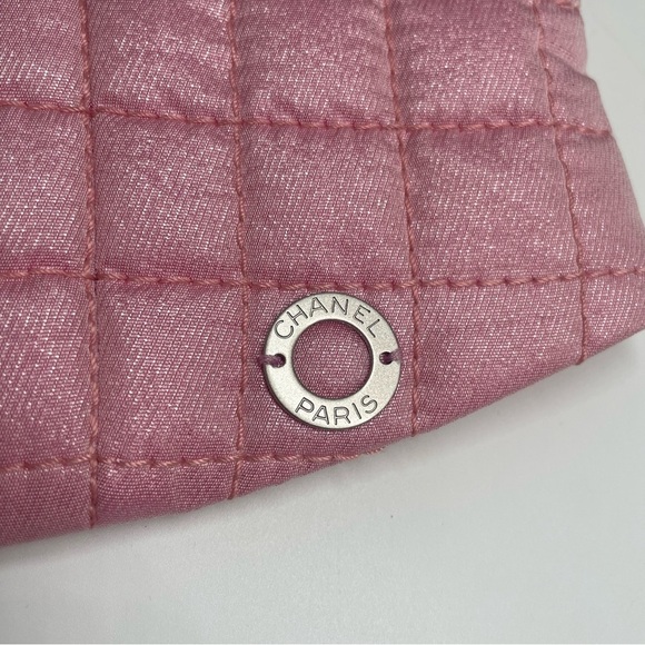 Vintage Chanel Bustier Corset Top Pink Quilted Strapless Spring 2001 Runway 38 - Picture 7 of 16